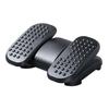 Sanwa Direct 20kg Weight Foot Rest for Desk Under-Desk Footrest, Height/Angle Adjustable, Capacity, Work, Pedal, Black, 100-FR036