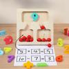 Montessori Wooden Math Learning Aids: Educational Tools for Children's Addition, Subtraction, Logic, and Arithmetic Training.