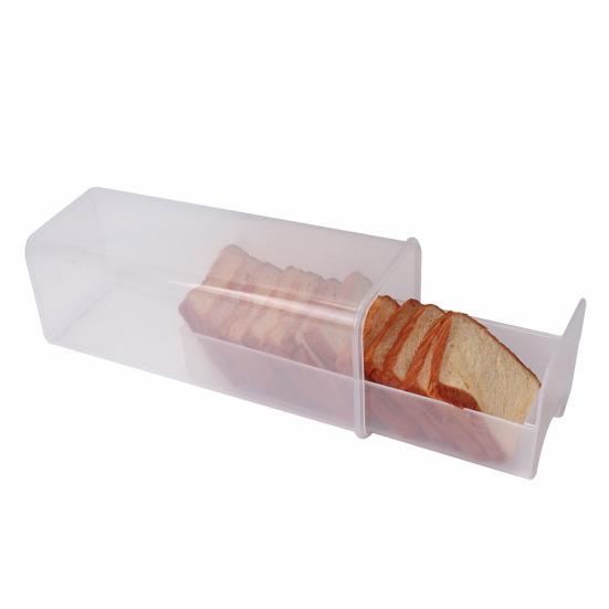 Airtight Bread Container Storage Box with Drawer Tray Transparent Lid Extend Shelf Life Bagel Kitchen Bread Organizer