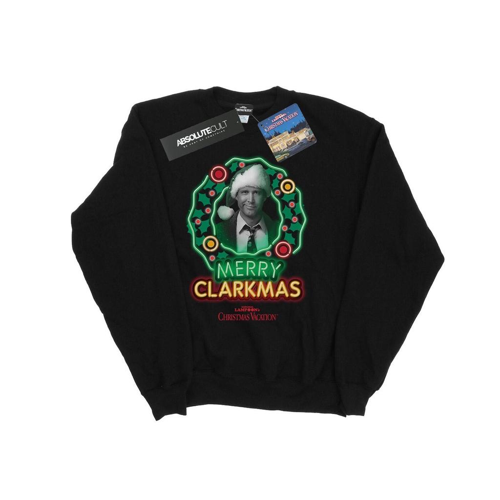 National Lampoon´s Christmas Vacation Boys Greyscale Clarkmas Sweatshirt