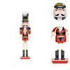 Wooden Nutcracker Soldier Wood Xmas for Desk Holiday
