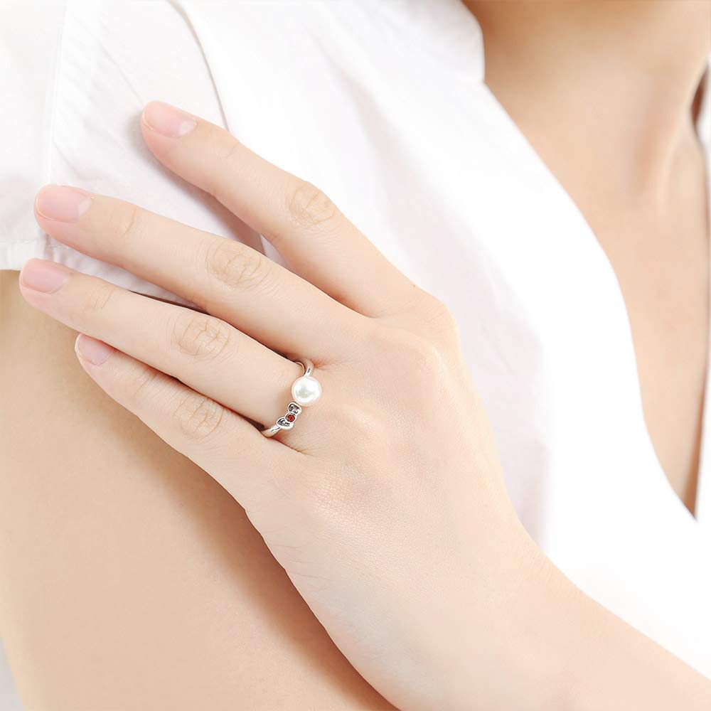 Hello Kitty Ring Hello Kitty Sweet Touch Ribbon Ring Women's [Giftwrapped]