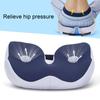 Ergonomic Buttocks Cushion Hemorrhoid Seat Pad Tailbone Pressure Relief Memory Foam Support Soft Back Pain Relief Slow Rebound Comfortable Seating