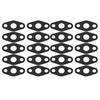 20 Pcs Turbo Oil Drain Gasket Turbocharger Oil Return Feed Flange Gasket Set for T3 T4 Turbocharge Gasket Paper