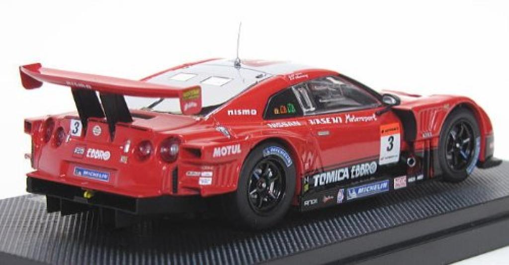 Масштаб Ebro Hasemi Tomica Ebro Super GT500 2009 Раунд 7 Фудзи Готовая модель 1/43 GT-R (44235)