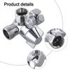 3-Way Outlet Sink  Diverter Valve T Adapter Shower Hose Tap Splitter