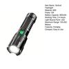 LED Flashlight Super Bright High Lumens Waterproof Compact Portable Rechargeable Tactical Flashlight Emergency Torch