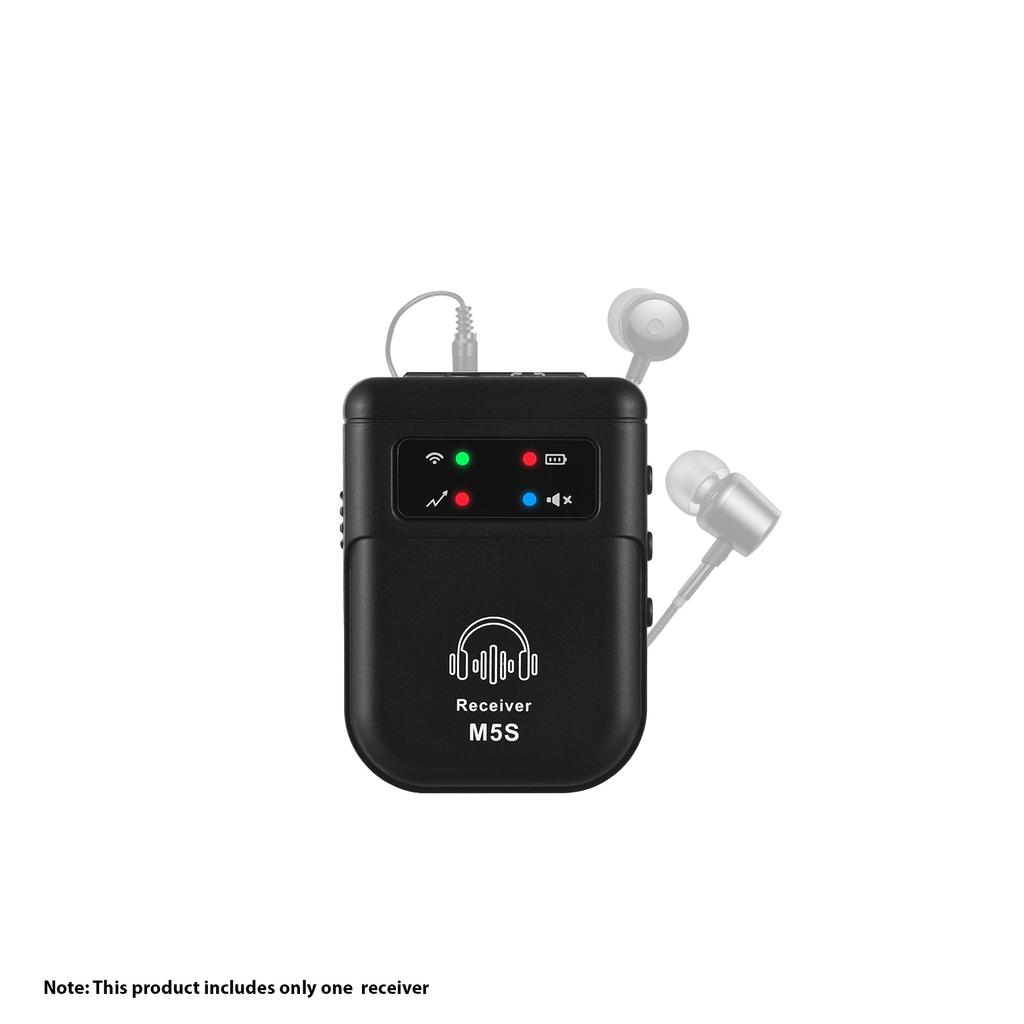 2.4GHz Wireless Earphone Monitor Receiver Rechargeable Receiver of Wireless Earphone Monitor System