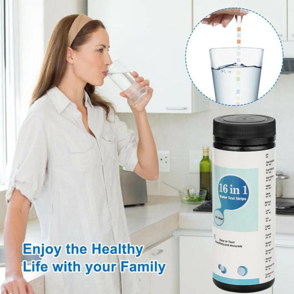 16 в 1 Домашний тест качества воды Многофункциональный премиум-набор для тестирования питьевой воды Нитрит