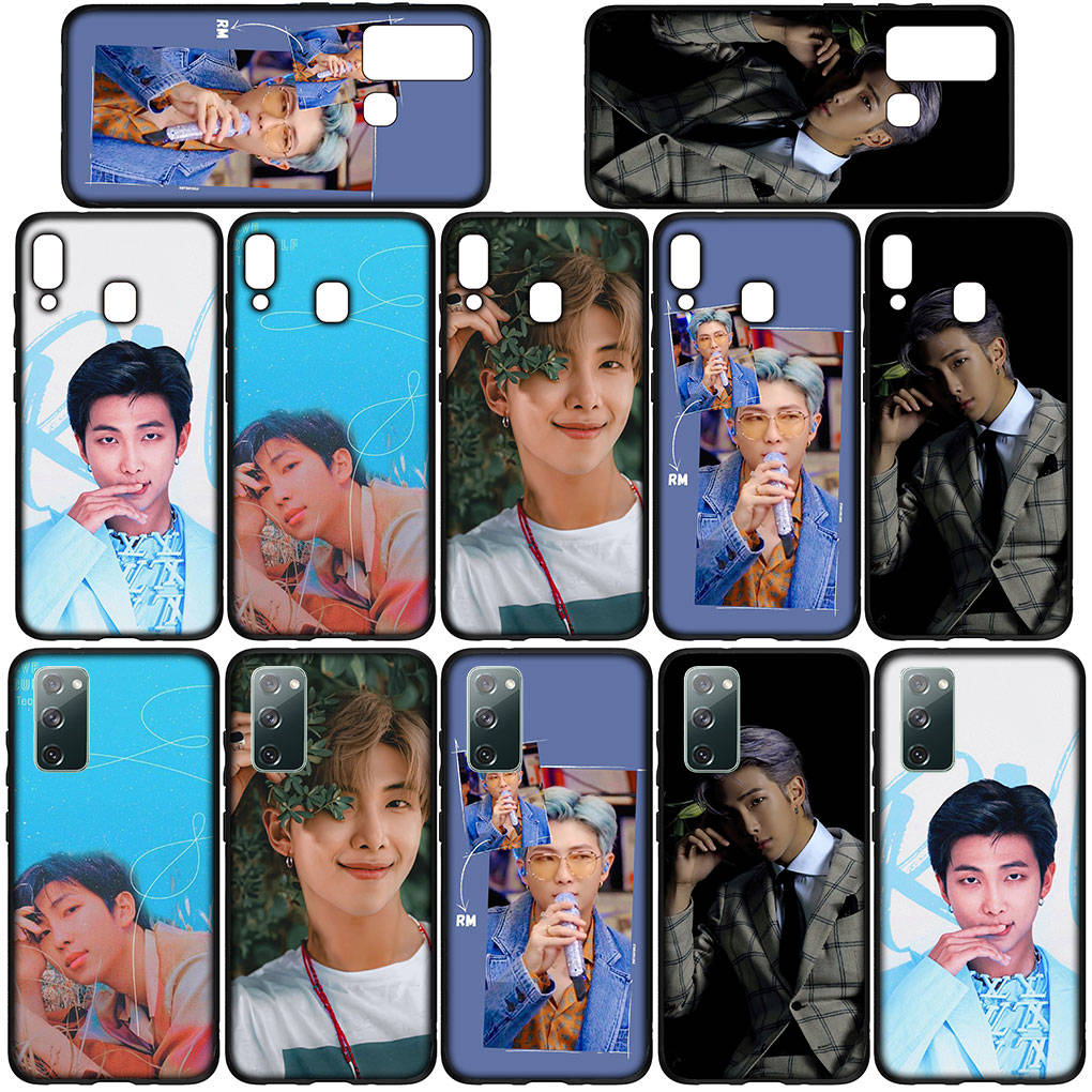 For Samsung Galaxy S24 S23 iPhone 16 15 14 Xiaomi Redmi Note 13 12 11 10 8 Plus 9 Pro Max X XR 14CPhone Case Nam Joon Kim RM Kpop OPPO Huawei Cover