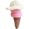 Plush Dog Toy - GLORIA - Gloicecream - Mini - Polyester - EVA Rubber - Ice Cream Pattern