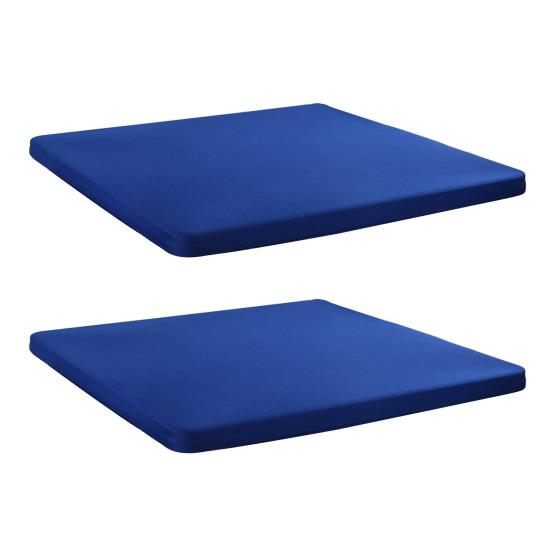 2 шт. эластичная скатерть на подгонку 34x34 дюйма квадратная скатерть с эластичным краем однотонная скатерть для кухни обеденный стол пикник патио вечеринка столы