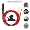 1 Piece Quick Release SAE Cable with Fuse Terminal O Connector Battery Charger Extension Adapter Wire 16AWG Terminal