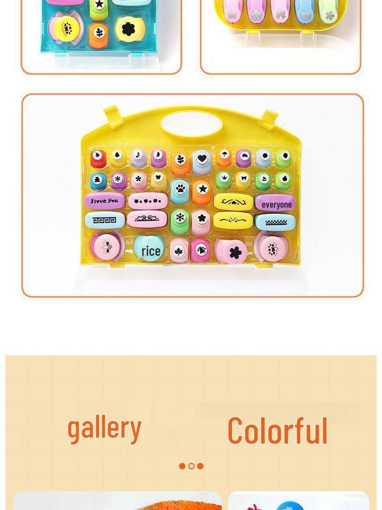 Kids' DIY Paper Puncher: Effort-Saving Embosser Set for Kindergarten Art Projects