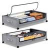 Under Bed Storage Container with Lids and Wheels Multifunctional Home Dorm Clothes Storage Bins