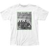 The Band Bench Mens T Shirt Rock And Roll Music Classic Band Tee New White