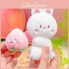 Cute Monkey Rabbit Plush Keychain Stretchable Design Children Gift Collectors
