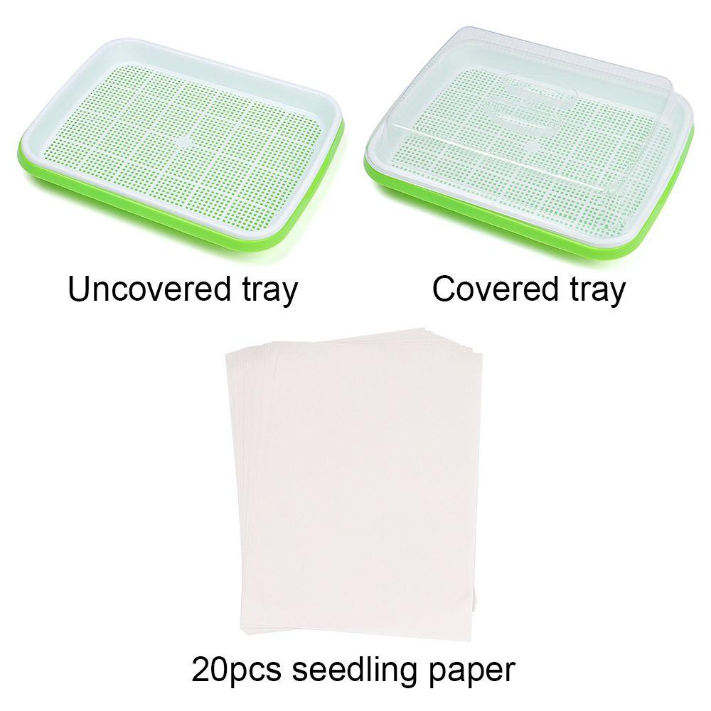 Indoor Nursery Paper Hydroponic Tray Grow Nursery Pots Plant Box Sprout Pot Seed Sprouter Tray