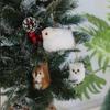 Plush Simulation Owl Bunny Christmas Tree Hanging NEW Animal Models  Party Decoration