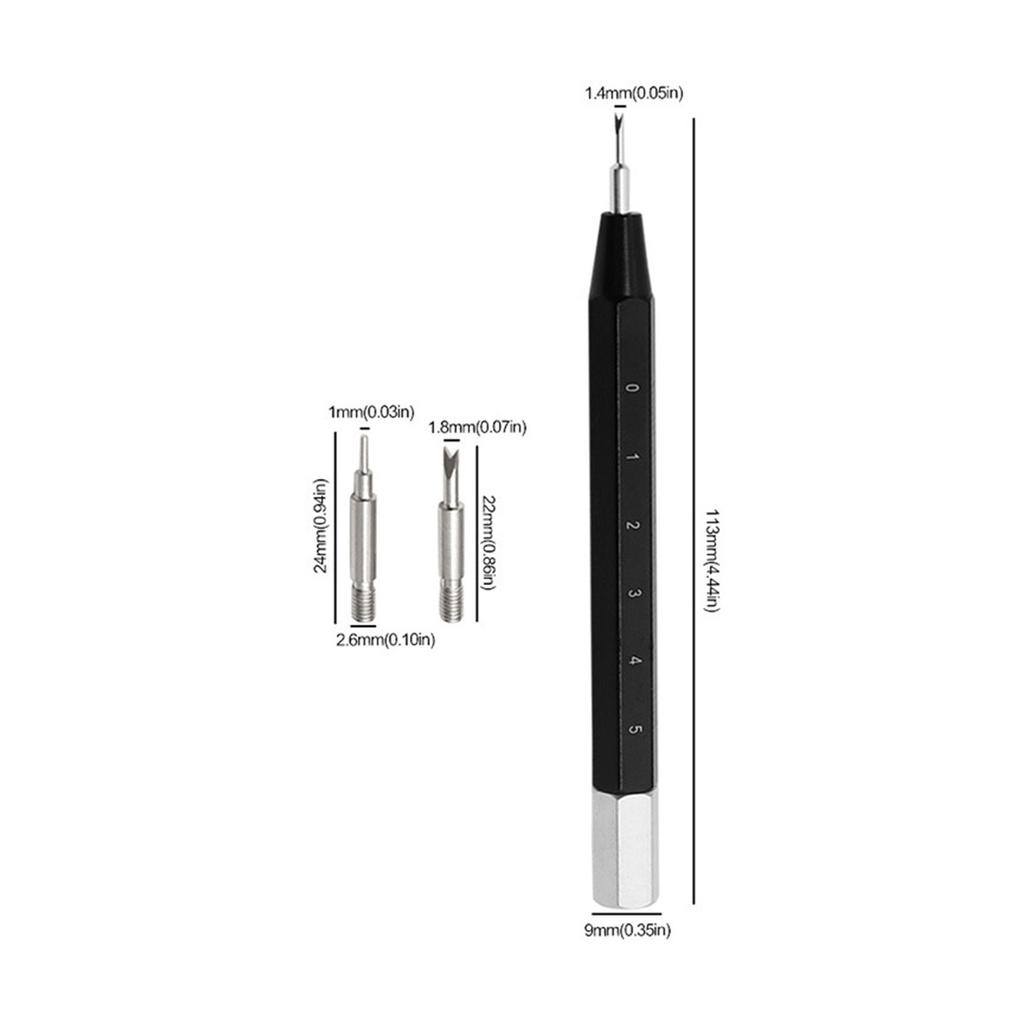 Carbon Steel Watch Band Removal Tool with Scale Easy Installation and Disassembly, Multipurpose Watch Strap Repai