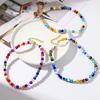 Necklace for Women Fashion Accessories Beaded Glaze Collarbone Chain Necklace Ins Wind Color Glaze Beaded Necklace Female Elegant Necklace