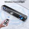 Desktop Bluetooth Soundbar - USB Powered Computer Speakers, 3.5mm Aux-in, Compatible with PC, Laptops, Phones