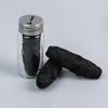 30M Vegan Biodegradable Bamboo Charcoal Dental Floss With Refillable Glass Holder Mint Flavored Tiny Floss