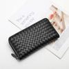 Niche Wallet Plus RFID Long Large-capacity Wallet Cowhide Woven Men's and Women's Clutch Bag
