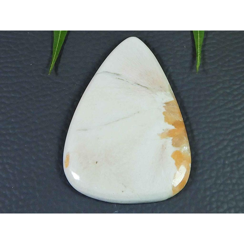 Natural Pink Scolocite Pear Shape Cabcohon Loose Gemstone 54Cts. 34X50X04MM SK-3515