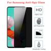 Privacy Tempered Glass For Samsung Galaxy A71 A72 A51 A52 A31 A32 A12 A20S A21 A70 A20 A30 A30S A50 A50S Anti-Spy Screen Protector