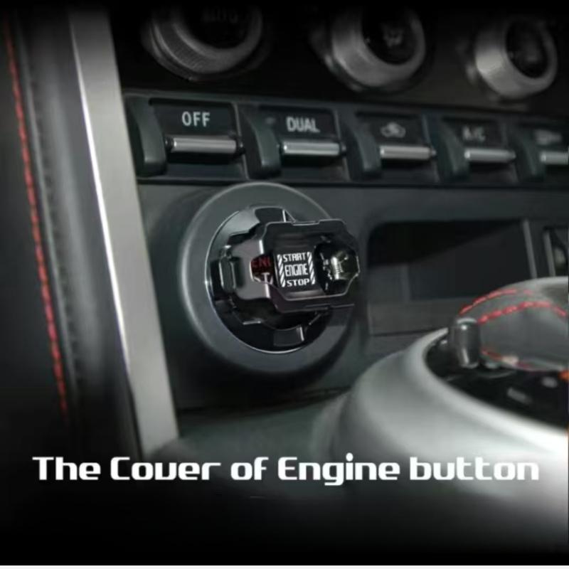New Red Car Engine Start Stop Button Cover Car Ignition Switch Cover One-touch Start Button Button Cover Car Interior Decor