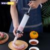 Быстрая ручная машина для изготовления колбас, воронка, насадка, домашний шприц для начинки колбас, гаджеты, инжектор для наполнителя мяса, кухонные инструменты