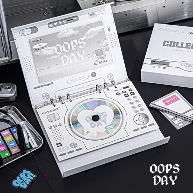 Новое поступление Винтажный DVD фотоальбом большой вместимости Книга для коллекции 3 дюйма K-pop Idol фотокарты биндер Блестящий держатель для карт Оптом