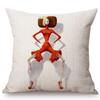 Fashion Lady Design Art Salon Beauty Store Decoration Throw Pillow Case Fashion Magazine Hand Drawing Art Girl Car Cushion Cover