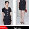 Professional Women's Short Sleeve Suit for Reception & Salon Staff