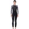 Wetsuit for 3mm Full One Back Marine Size S Women, Neoprene, Suit, Diving, Surfing, Fishing, Piece, Zip, Sports, Wetsuit, Classic, WS19484,