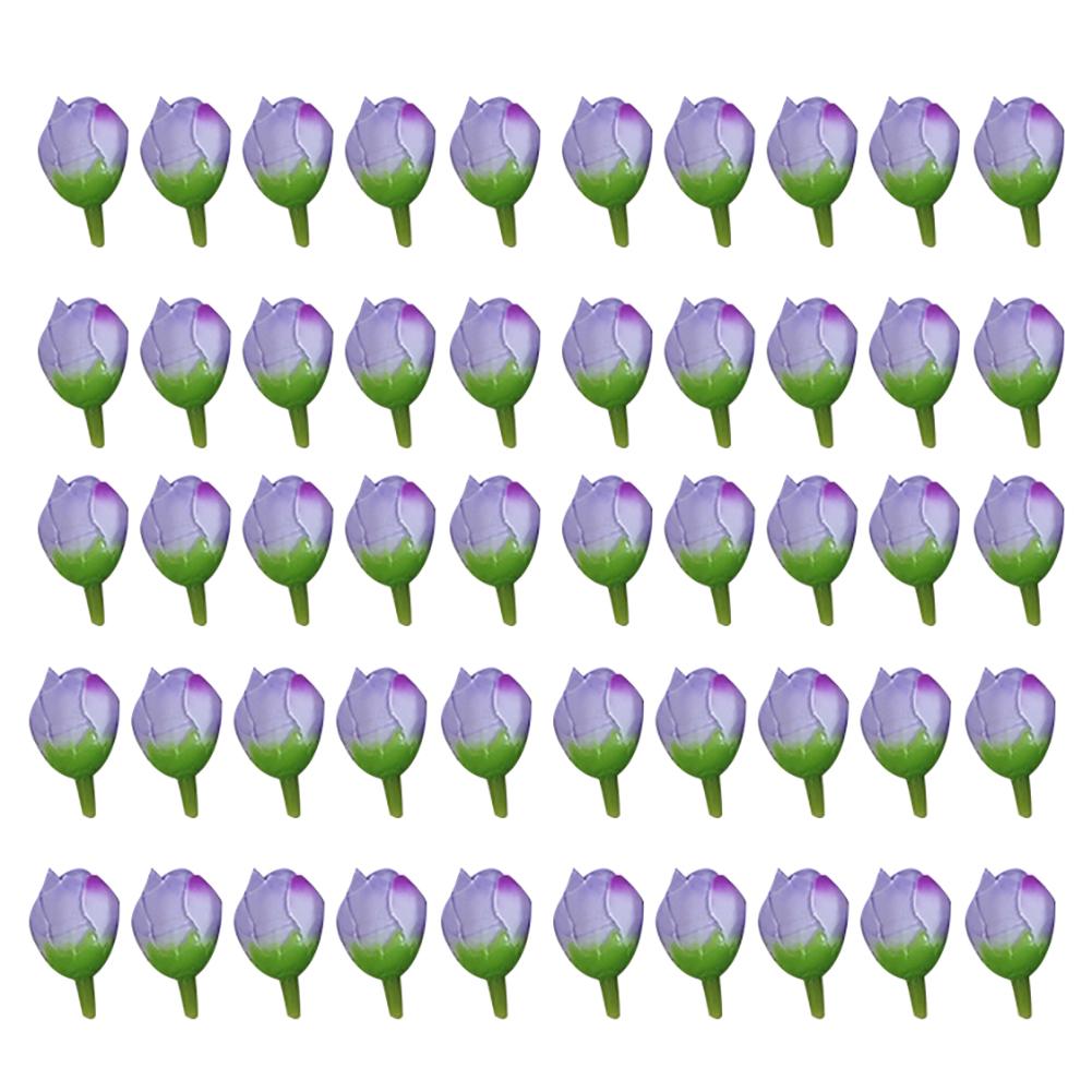 50 шт. 2 см поддельные бутоны роз искусственный цветок свадебный букет невесты DIY Декор для вечеринки Рождественский орнамент