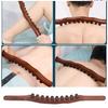 20 Beads Massage Wood Tool Tendon Roller Beech Scraping Stick Point Treatment Gua Sha Relax Therapy Back Leg