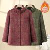 Autumn and Winter Velvet Thickened Warm Cotton-padded Clothes Medium and Old Cotton-padded Jackets Jacket Cotton-padded Clothes Women