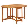 VidaXL Garden Table 130x90x72 Cm Solid Acacia Wood