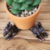 3Pcs Plant Pot Support Decorative Garden Animal Theme Plants Flower Pot Feet