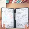 A5 Reusable Whiteboard Notebook Leather Memo Free Pen Erasing Cloth Weekly Planner Office Notebooks