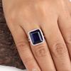 Rare Blue Sapphire Gemstone 925 Sterling Silver Handmade Jewelry Women Ring For Wedding RR-79-16