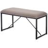 Banc - GIFT DECOR - Marron - Métal - Tissu - 81 X 42 X 38 Cm