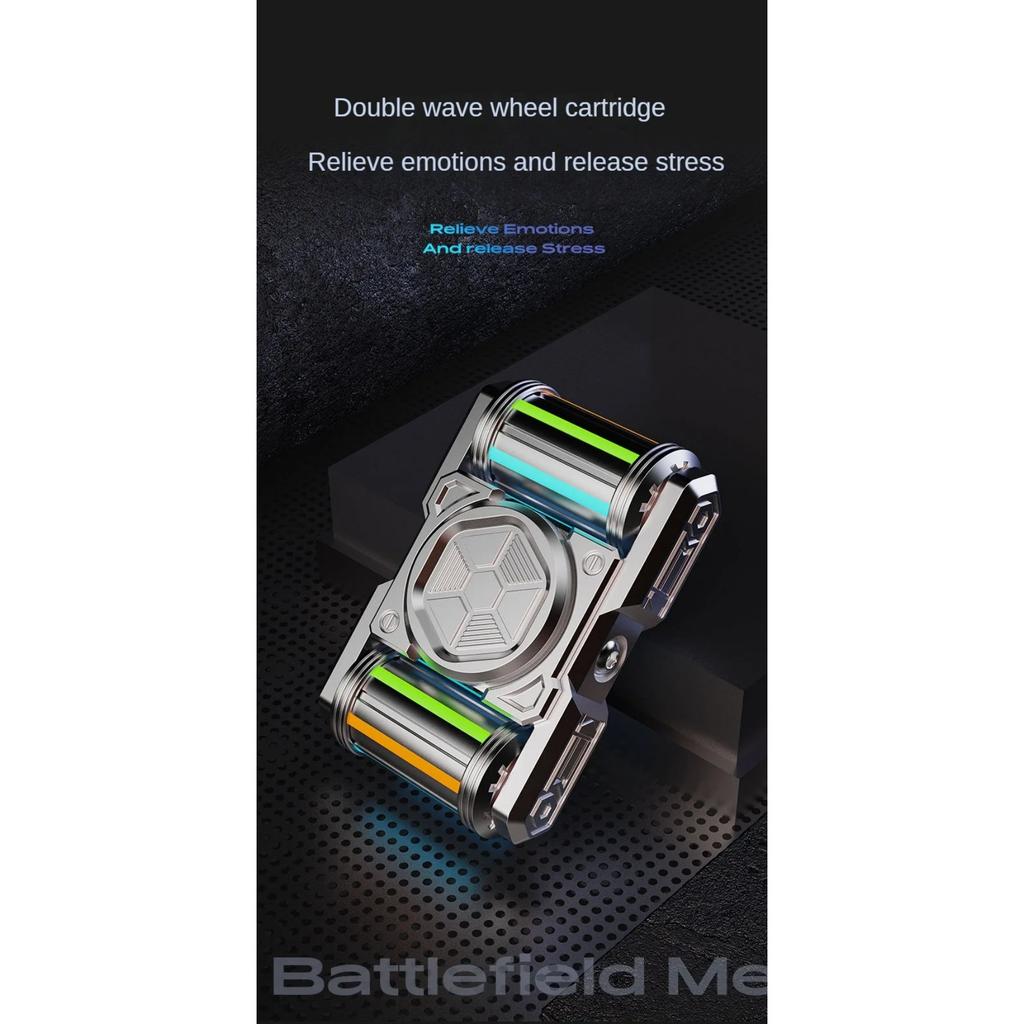 EDC Best Luminous Fidget Spinner Relieve Stress Relief Toy Antistresse Decompression Hand Metal Alloy Roller Children's Adults