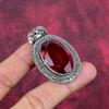Red Garnet Jewelry, 925 Solid Sterling Silver Pendant, Handmade Gemstone Jewelry Pendant For Memorial Day