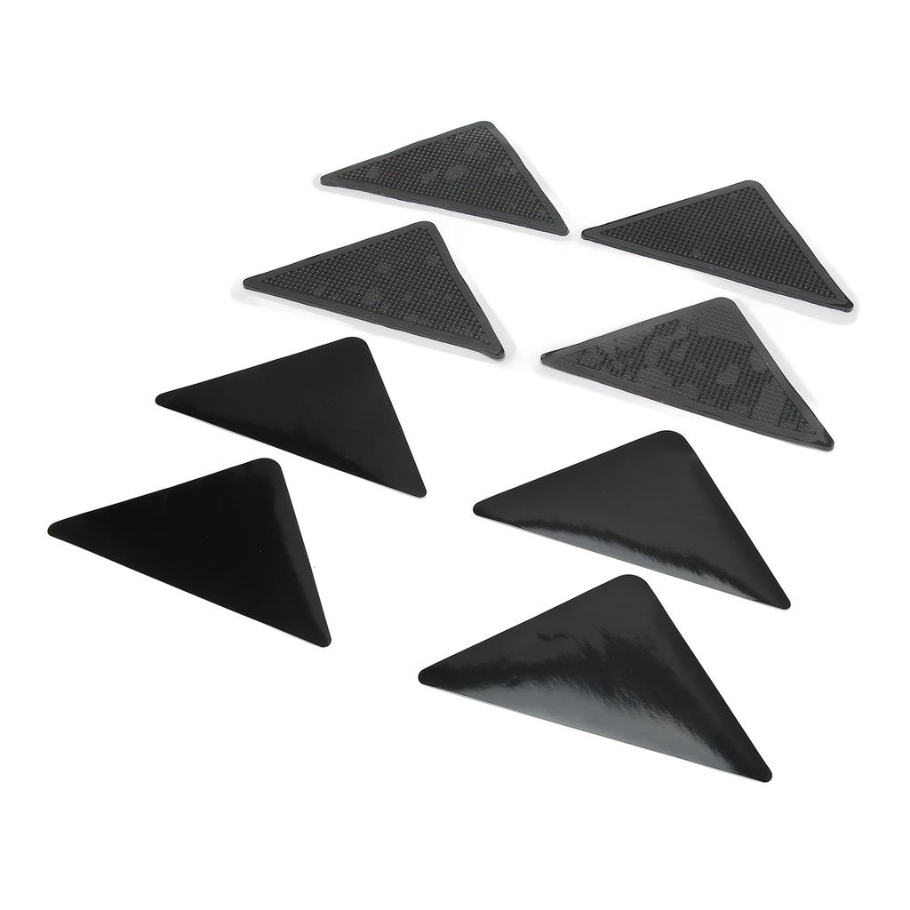 4Pcs Rug Gripper Triangle Shock Absorption Strong Grip Non Slip Carpet Tape for Ceramic Tiles