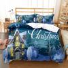 Duvet Cover Set Christmas Bedding Set Pillowcase 3pcs Digital Printing Comforter Set Christmas Bedding Supplies Customizable