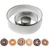 3Pcs Stainless Steel Round Circle Cookie Biscuit Donut Cutter Fondant Cake Paste Mould
