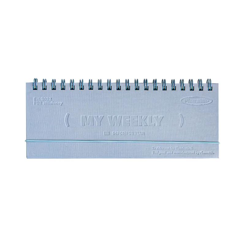 54 Sheets Weekly Planning Notebook Stationery Work Reminder Memorandum Can Stand Table Planner Stationery Daily Schedules